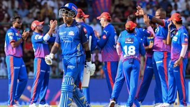 Sports News | IPL 2026: Mumbai Indians Set 163-run Target for Delhi Capitals