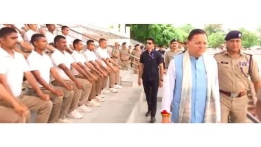 India News | Uttarakhand CM Addresses Police Constables Undergoing Training in Dehradun