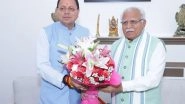 India News | Uttarakhand CM Meets Union Power Minister