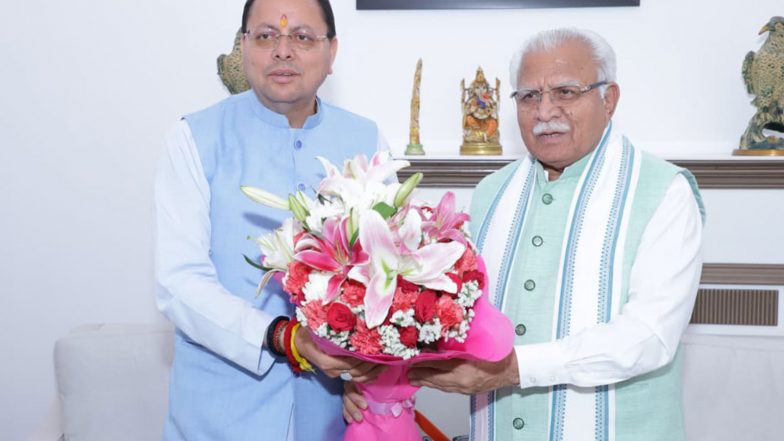 India News | Uttarakhand CM Meets Union Power Minister