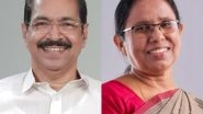 India News | Peravoor Assembly: Three-time Congress MLA Sunny Joseph Set for Clash with CPI(M)'s K K Shailaja in High-stakes Keralam Poll Battle