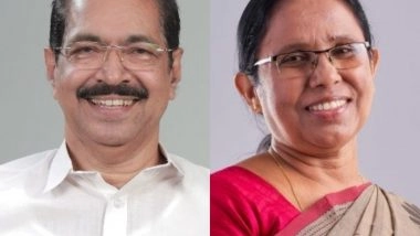 India News | Peravoor Assembly: Three-time Congress MLA Sunny Joseph Set for Clash with CPI(M)'s K K Shailaja in High-stakes Keralam Poll Battle