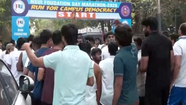 India News | NSUI Organises Marathon to Commemorate Its Foundation Day in Delhi