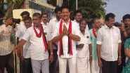 India News | DMK's Anbil Mahesh Poyyamozhi Extends Easter Greetings, Seeks Votes at Kattur Church