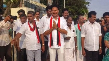 India News | DMK's Anbil Mahesh Poyyamozhi Extends Easter Greetings, Seeks Votes at Kattur Church
