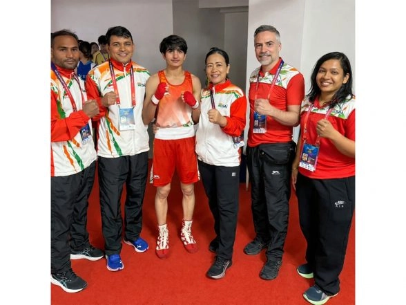 Sports News | Asian Boxing C'ships 2026: Meenakshi, Jaismine Power India to Semifinals Clean Sweep