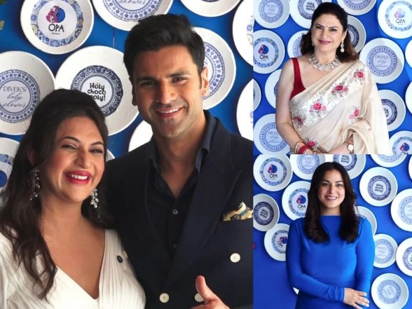 Entertainment News | Kunika, Shraddha Arya, More TV Celebs Attend Divyanka-Vivek's Baby Shower Ceremony