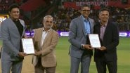 Sports News | Ends Named After Dravid, Kumble Unveiled at Chinnaswamy Stadium Ahead of RCB-CSK Clash