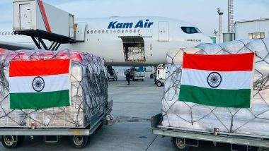 World News | India Delivers Aid to Flood and Earthquake-hit Afghanistan