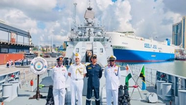 World News | Indian Naval Ship Trikand Calls at Dar-es-Salaam, Tanzania