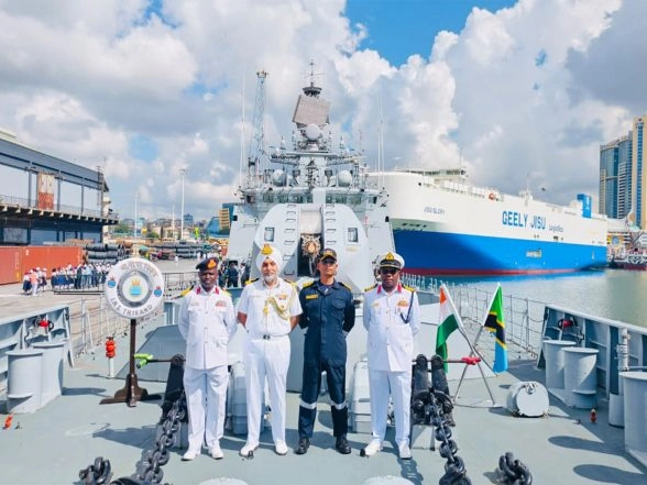 World News | Indian Naval Ship Trikand Calls at Dar-es-Salaam, Tanzania