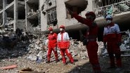World News | US-Israel Airstrike Destroys Red Crescent Recue Vehicle in Iran
