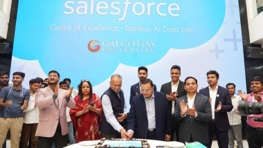 Business News | Salesforce and Galgotias University Launch Centre of Excellence - Tableau AI Data Lab to Build Industry Ready Data Talent