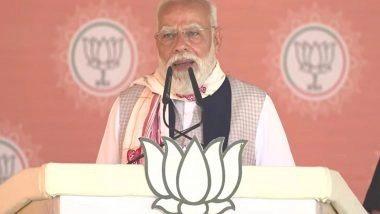 India News | Congress Wants to Make Infiltrators Victims, Puts Indigenous People at Risk: PM Modi in Assam