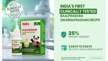 Business News | Clinical Study Validates BabyOrgano's Baalprashan as India's First Clinically Tested Baalprashan Swarnaprashan Drops for Children