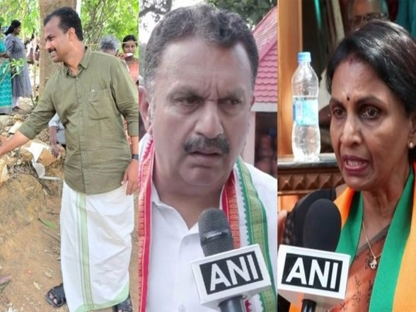 India News | Kerala Assembly Polls: Vattiyoorkavu Set for High-stakes Battle as BJP Take on UDF-LDF Challenge in Stronghold