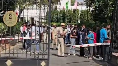India News | Man Places 'bouquet' at Delhi Assembly Premises After Forcibly Entering Complex; No Bomb Found, Police Probe Underway