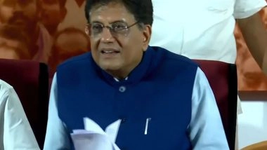 India News | Piyush Goyal Confident of EPS Getting Elected as Tamil Nadu Chief Minister