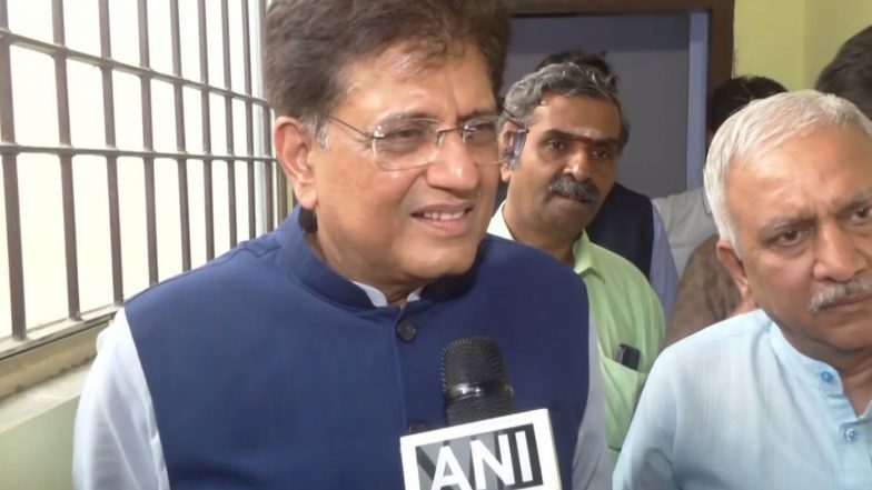 India News | DMK Govt Harmful to People of Tamil Nadu: Piyush Goyal in Chennai Ahead of Assembly Polls
