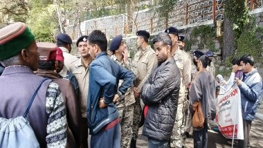 India News | Visually Impaired Protesters March Towards CM's Residence in Shimla, Demanding Job Quota Backlog
