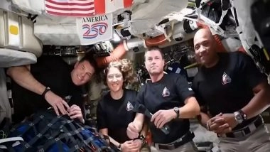 World News | 'Modern-day Pioneers; You've Inspired the World': Trump Speaks to Artemis II Crew