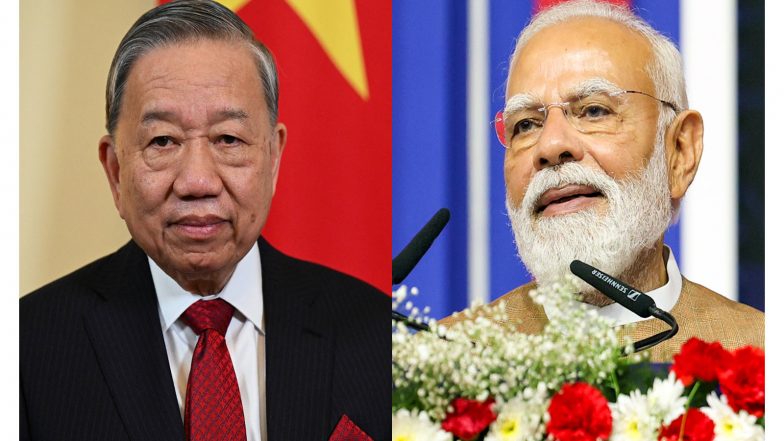 World News |   'Looking Forward to Deepen Comprehensive Strategic Partnership': PM Modi Congratulates To Lam on Election as Vietnam's President