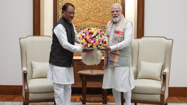 India News | Chhattisgarh CM Presents Bastar 2.0 Development Blueprint to PM Modi