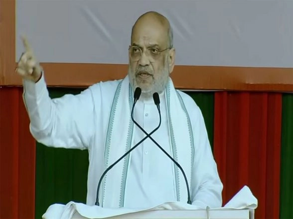 India News | Assam Election: Amit Shah Appeals to Voters, Invokes BJP's Plank to Drive out Illegal Immigrants