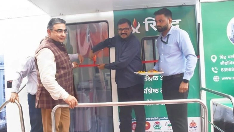 Business News | Dr Anurag Mehrotra's Swasth Suraksha Yatra and Siddh Hospital's Hospital on Wheels Take the Fight Against Non Communicable Diseases to India's Doorstep