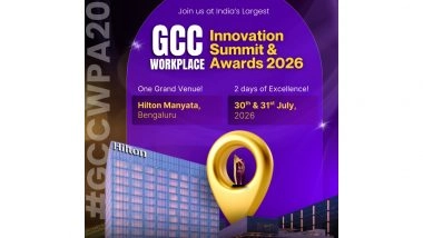 Business News | India's Largest GCC Recognition Platform Returns: GCC Workplace Innovation Summit and Awards 2026 Announced in Bengaluru