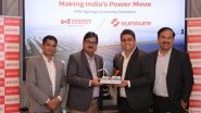 Business News | Sunsure Energy Signs 3 Consecutive PPAs with Wonder Cement; Delivering 30 MWp Across Maharashtra & UP