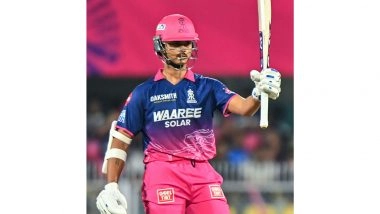 Sports News | IPL 2026: Jaiswal, Sooryavanshi Help RR Post 150/3 in 11 Overs Against MI in Guwahati
