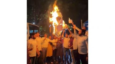 India News | NSUI Workers Protests Against Assam Police's Action at Pawan Khera's Residence