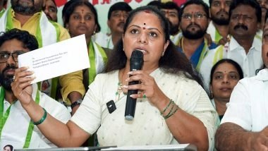 India News | Telangana Jagruthi Chief K Kavitha Demands Income Tax Waiver on Severance Packages