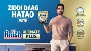 Business News | Finish Announces Bollywood Star Ayushmann Khurrana as Brand Ambassador, Launches Campaign to Show India the Right Way to Dishwash