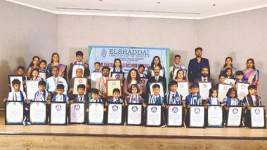 Business News | Young Minds Set Elite World Records: Elshaddai Group of Institutions Scribes History at Landmark Festival