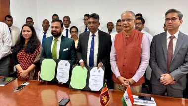 World News | India, Sri Lanka Sign MoU Between Colombo Dockyard, Dredging Corporation of India