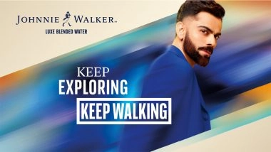 Business News | Icon Meets Icon: Johnnie Walker Luxe Blended Water X Virat Kohli Usher in a New Era of Keep Walking for a Billion Hearts