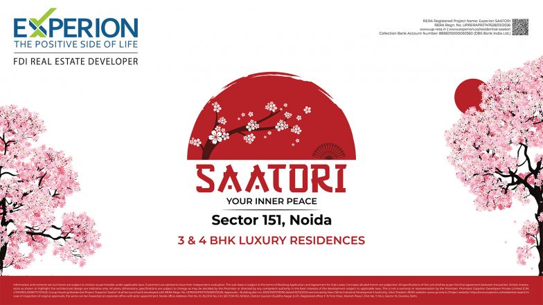 Business News | Experion SAATORI Crosses Rs. 1,800 Crore Sales as Luxury Housing Demand Accelerates in Noida