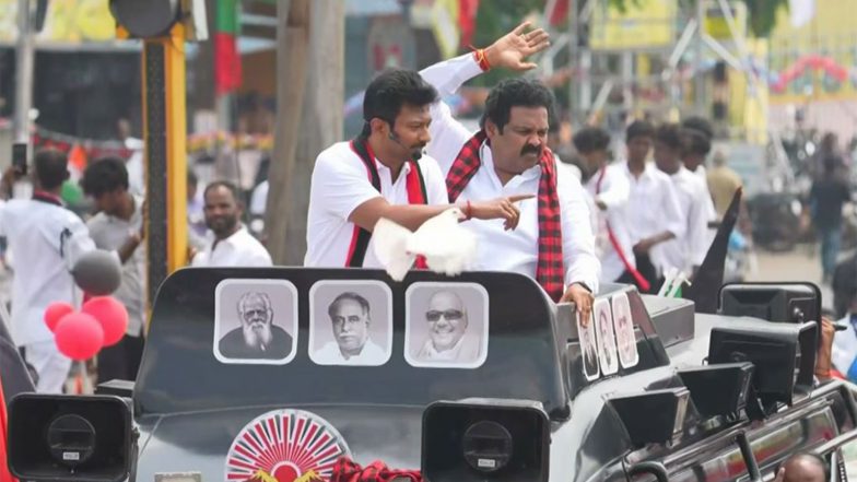 India News | Tamil Nadu Dy CM Udhayanidhi Stalin Highlights DMK's Achievements, Promises During Campaign in Tiruvallur