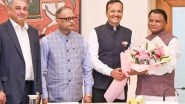 Business News | Indian Steel Association Delegation Meets Odisha Chief Minister, Seeks Priority Iron Ore Allocation to Odisha Steel Industries