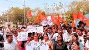 India News | ABVP Holds Protest Against Liquor Shop Operating Near Govt MLB Girls College in Bhopal, Breaks Shop's Signboard