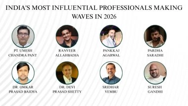 Business News | India's Most Influential Professionals Making Waves in 2026