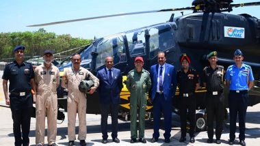 India News | Army Chief General Upendra Dwivedi Undertakes Sortie in Prachand Helicopter at HAL