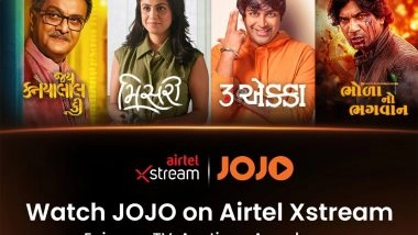 Business News | JOJO Limited Joins Airtel Xstream -- Bringing the World of Gujarati Entertainment to One of India's Most Powerful Digital Screens