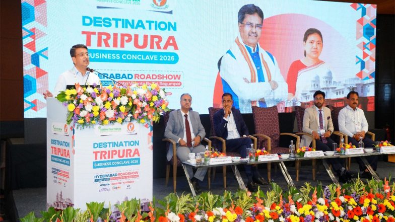 Business News | Department of Industries & Commerce, Government of Tripura Destination Tripura - Business Meet 2026 Investors' Roadshow Held in Hyderabad