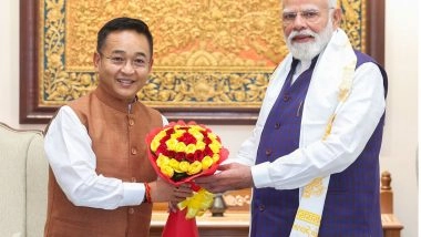 India News | Sikkim CM Prem Singh Tamang Meets PM Narendra Modi