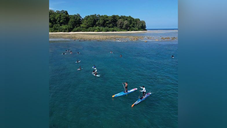 Sports News | Indian Surfing Rides into History with Season Opener in Andaman and Nicobar Islands