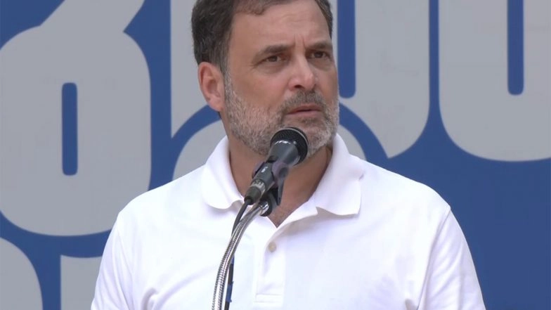 India News | Rahul Gandhi Urges Voters to Choose 'visionary Government' in Keralam, Pitches Jobs and Opportunity