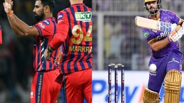 Sports News | IPL 2026: Mohammed Shami, Ajinkya Rahane in Focus Ahead of KKR Vs LSG Clash